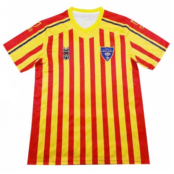 Camiseta Lecce Replica Primera Ropa 2019/20 Rojo Amarillo